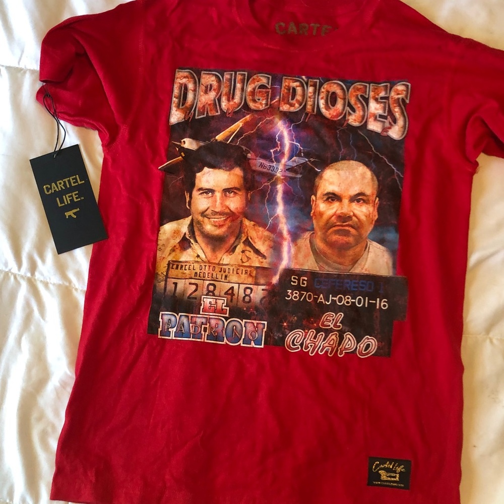 Pablo Escobar & El Chapo Graphic T-Shirt